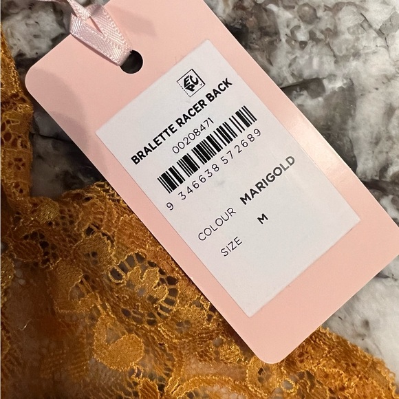 2 NEW Hips & Curves Lace Racerback Wirefree Bralette 18/20 Plus Size 2X 3X Padd - Picture 5 of 11